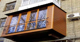 Внешняя отделка балкона Кинешма цена от 1057 руб. м/2.